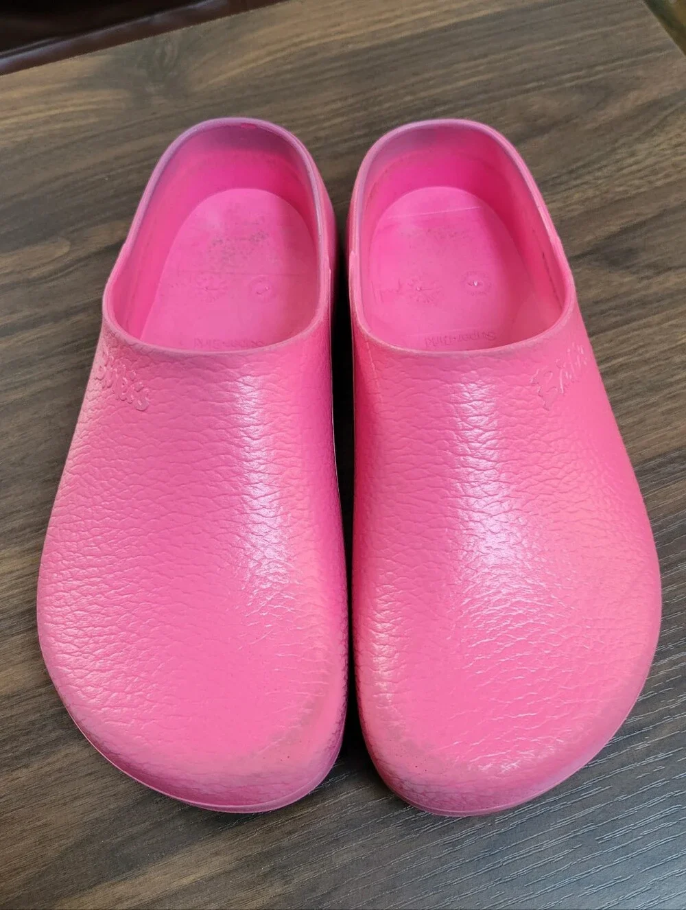 Birkenstock Pink Rubber Clog Men 9 EU Size 42 Waterproof Garden Comfort Chef
